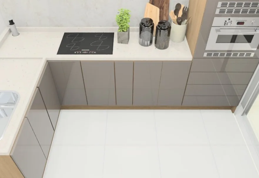 Cozinha planejada (projeto 3D)